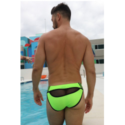 Breedwell Slip de bain Expose Swim Vert neon
